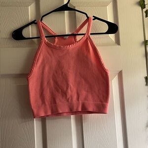 ZENANA- Large/XL- Ribbed halter tank top